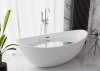 ScandiBath Alta wanna wolnostojąca 180x87cm + syfon klik-klak Q157-1800